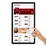 43 inch indoor wall mounted lcd touch display monitors for advertising