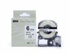 12mm 18mm Label Tape Cassette , King Jim Label Tape Cartridge Black On White