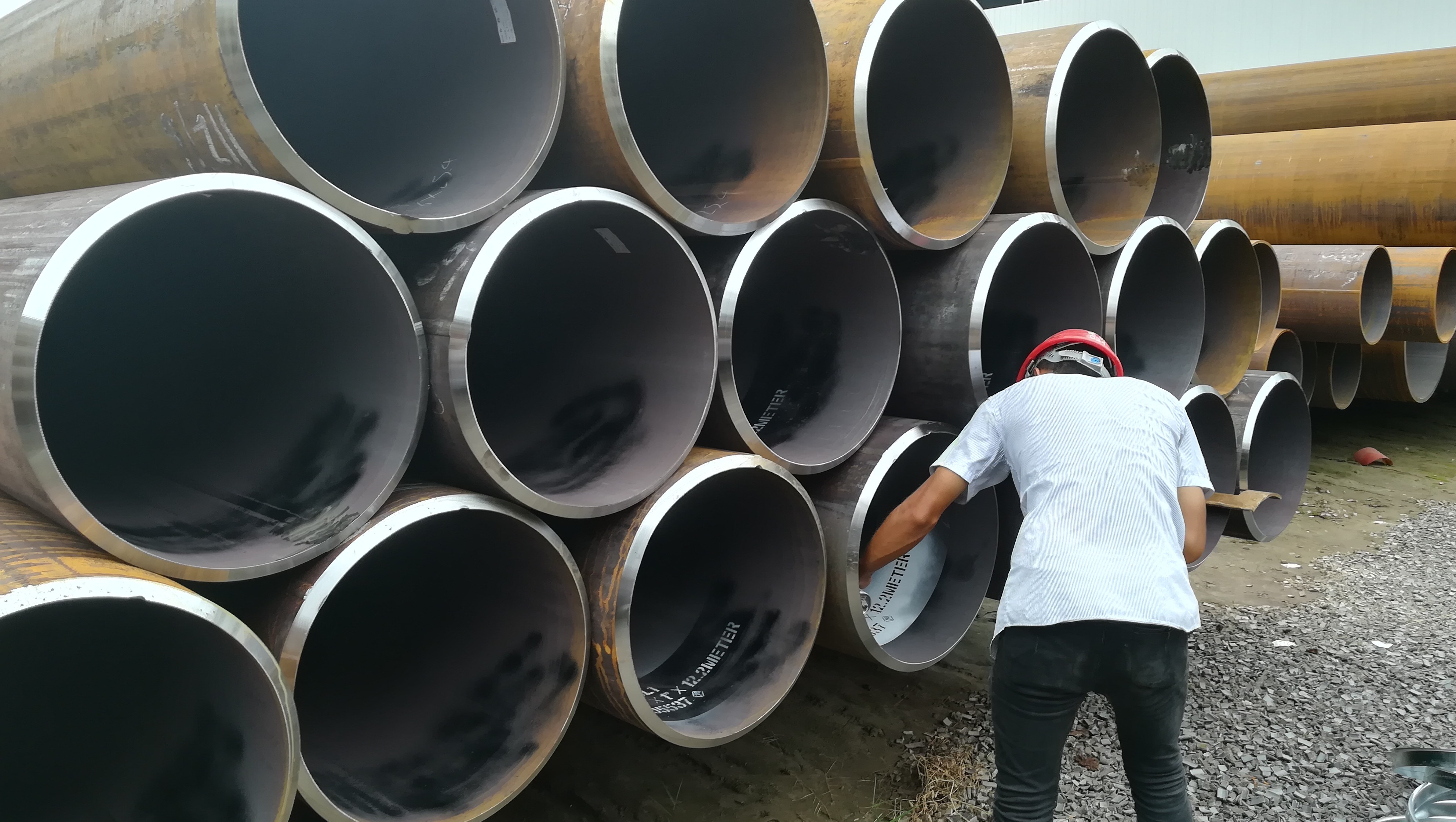 Structural ASTM A 252 60MM Submerged Arc Steel Welded Pipe