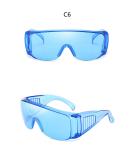 Transparent Lens Oversized Sunglasses UV400 38g Windproof Goggles