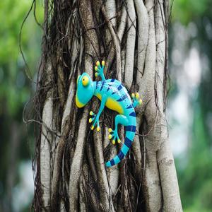 Wholesale Unique Outdoor Metal Gecko Yard Art Decoration Easy Installation from china suppliers