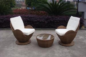 Wholesale Contemporary Comfortable Sofa Chair , Rattan Wicker Furniture Set from china suppliers
