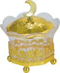 T3-Arabia Exquisite Gold-plated Louhua Eight flowers Sugar bowl