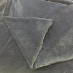 L-27 Dyed Soft Polyester Fabric Knitted Velvet Solid Color For Beddings Leisure
