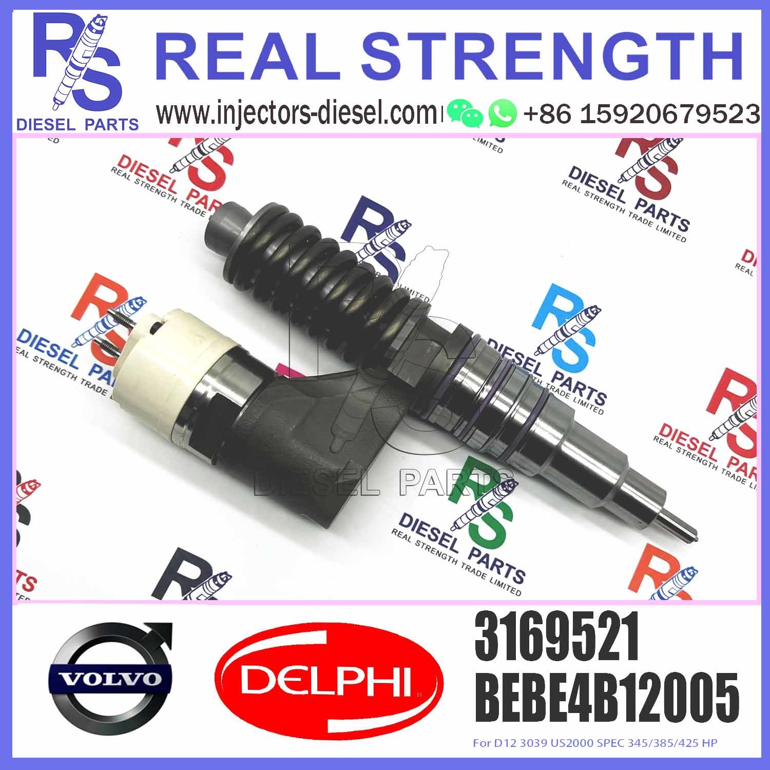 Hot-selling Diesel Engine Fuel Common Rail Injector 1671154 3155040 3169521