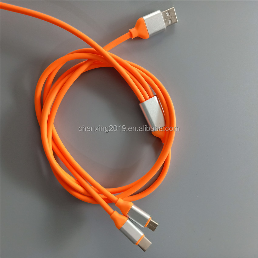Triple In One TYPE C Mobile Phone Data Line Gift For Android Iphone Huawei