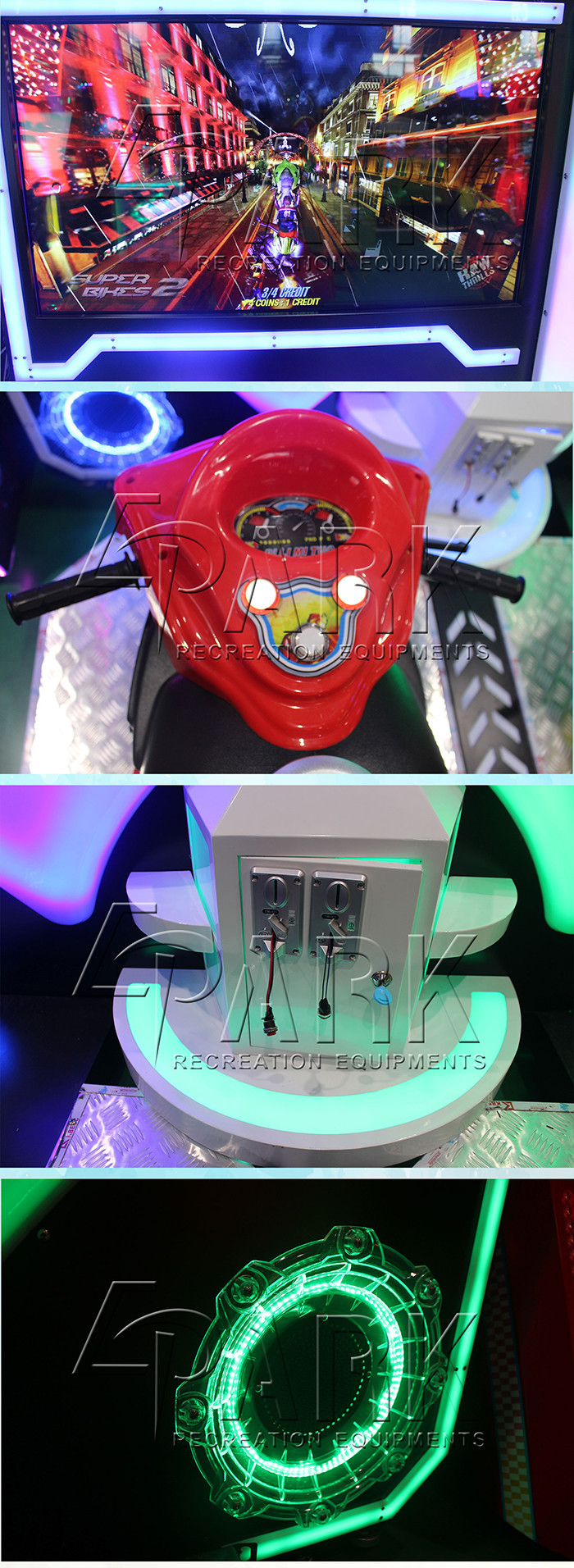 42 Inch Flaming Motorcyclce Racing Game Machine Stereo System