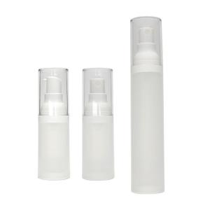 Wholesale AS Airless Pump Bottle 15ml 30ml 50ml Refillable Travel Container in Customized Color from china suppliers