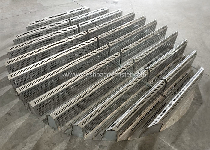 Column Diameter 400mm Tower Internals Random Packing Plate Hump Support