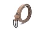 Alloy Buckle Thin 3/4“ Womens Genuine Leather Belt