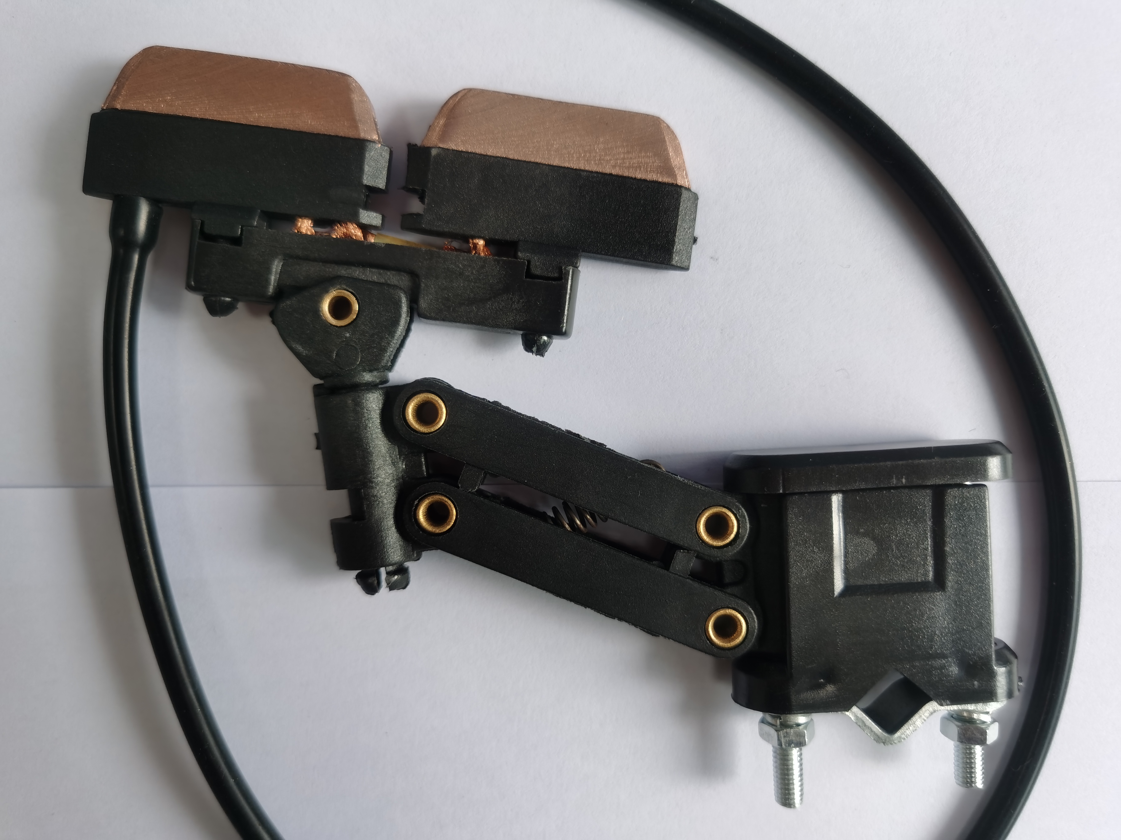 carbon current collector Carbon Brush For Overhead Crane Copper