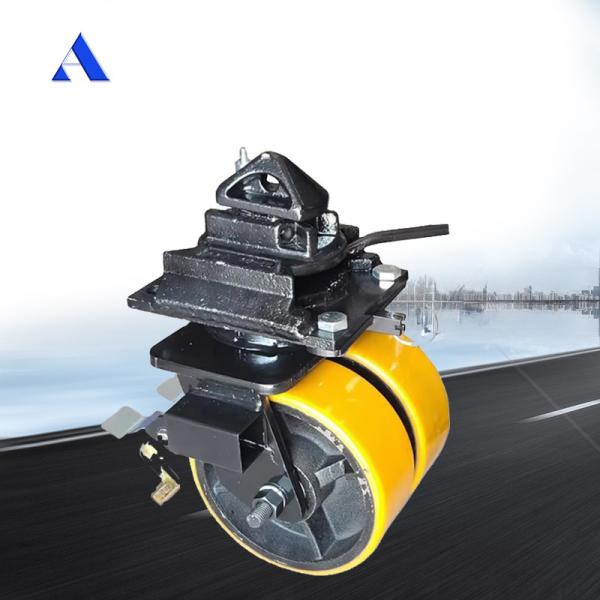 Swivel Rigid Style Heavy Duty Double Wheels Caster with Twist Lock Ensures