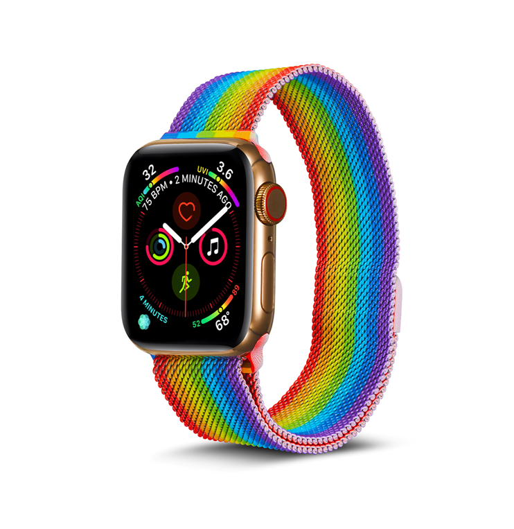 42mm 44mm Alloy Stainless Steel Magnetic Smart Watch Wristband For Apple
