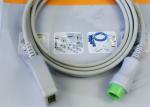 LL Style 5 leads Patient Truck Medical Cable For Hospital , OEM service