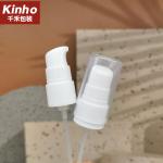 Full Cap Mono PP Cosmetic Treatment Pumps Plastic Cream Pump 18/410 20/410 24