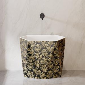 Wholesale 440*300*400mm Floor Mounted Mop Basin Single Hole For Floor Cleaning from china suppliers