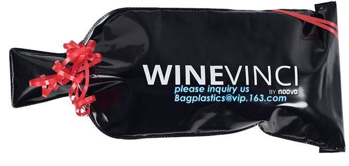 k bottom leakproof reusable wine bottle protector 3 pack bubble travel protective bag,USA Amazon WineSkin Protecto