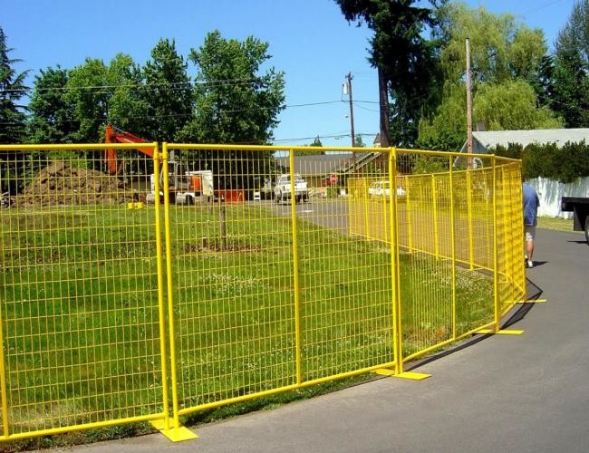 SGS Anticorrosion Pvc Coated Wire Mesh Panels Canada Temporary Fencing Panel