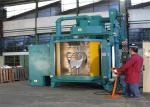 Full Automatic Carbon Steel Fittings Shot Blasting Machine Ф0.3 - 2.5 Shot /