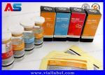 Factory Price ! 10ml Vial Boxes , Adhesive Labels And Glass Bottle, Free Design