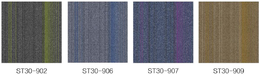 Bitumen Carpet Commercial Polypropylene Modular Carpet Tiles 5 Colors Available