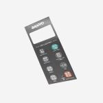 Silk Screen Customized Membrane Switches , Membrane Keypad Panel 0.2mm Thick