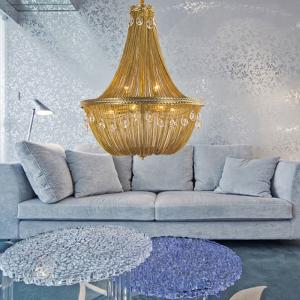 Wholesale Crystal Hanging chain pendant light chandelier Lamp Fixtures (WH-CC-18) from china suppliers