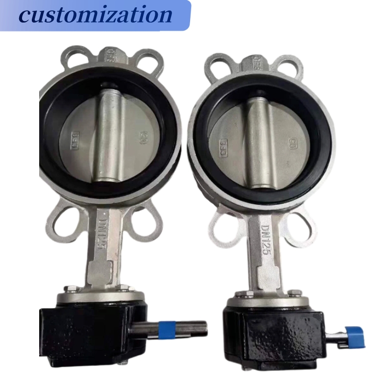 Water Media Wafer Type Butterfly Valve with Pneumatic Actuator