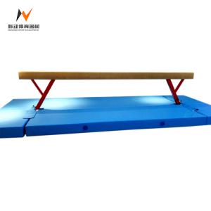 Wholesale Gymnastics Gym Exercise Equipment Balance Beam And Mat For Home 400*10*80-120cm from china suppliers