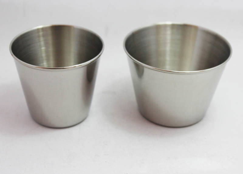 Stainless Steel Carry On Portable Wine Cup , Low Medium 45 Ml Wine Cup