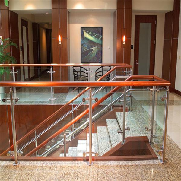 TESIA Modern Glass Balustrade Railing For Apartment Balcony Deck Terrace