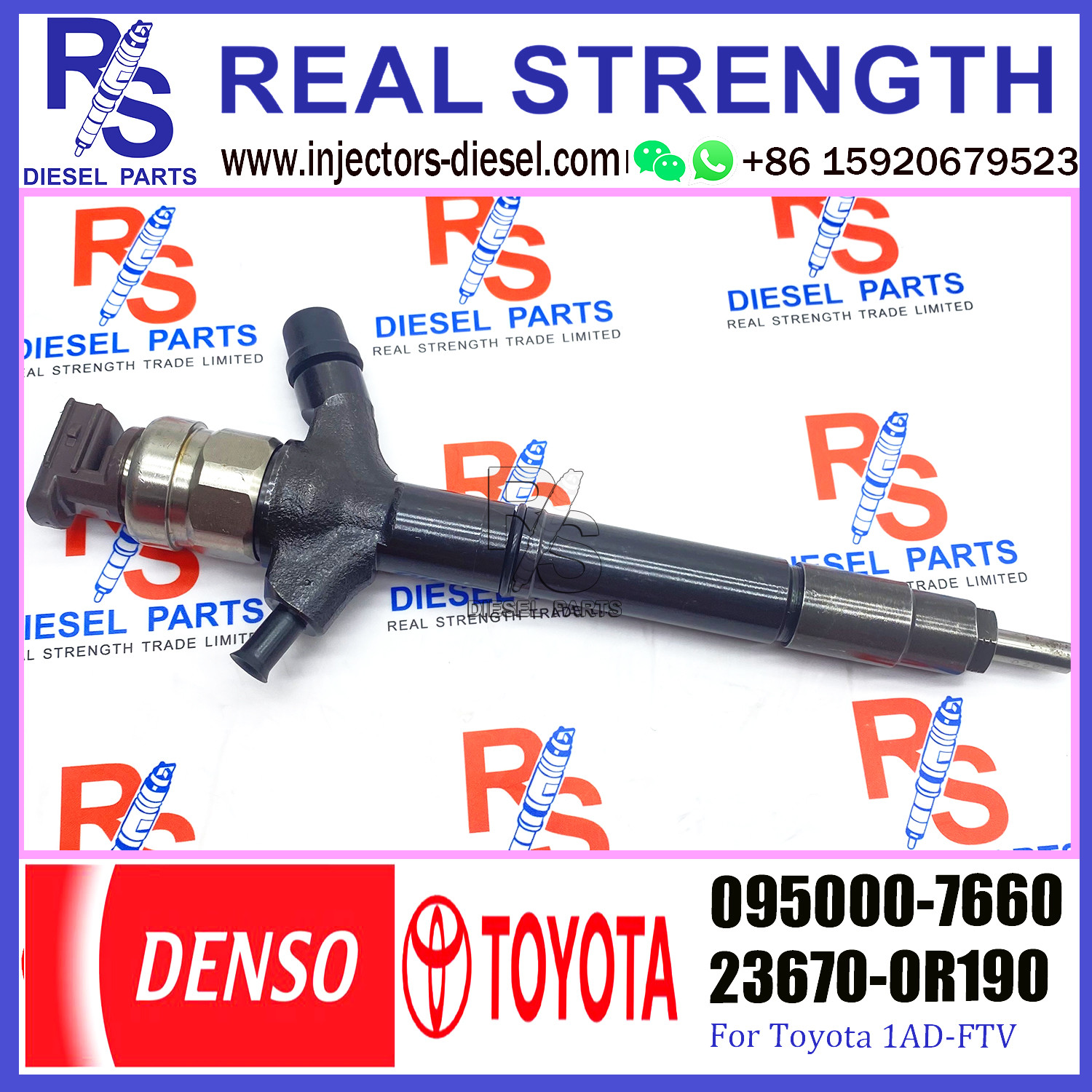 Common Rail Injector 23670-0R190 095000-7660 095000-7670 095000-6410 095000-6960 23670-0R140 23670-0R030 23670-09180