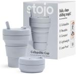Collapsible Travel Cup - Sage Green, 12oz / 355ml - Leak-Proof Reusable To-Go