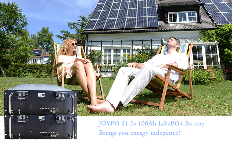 48V 100Ah Rack Mount LiFePO4 Lithium Battery For Residential Commercial