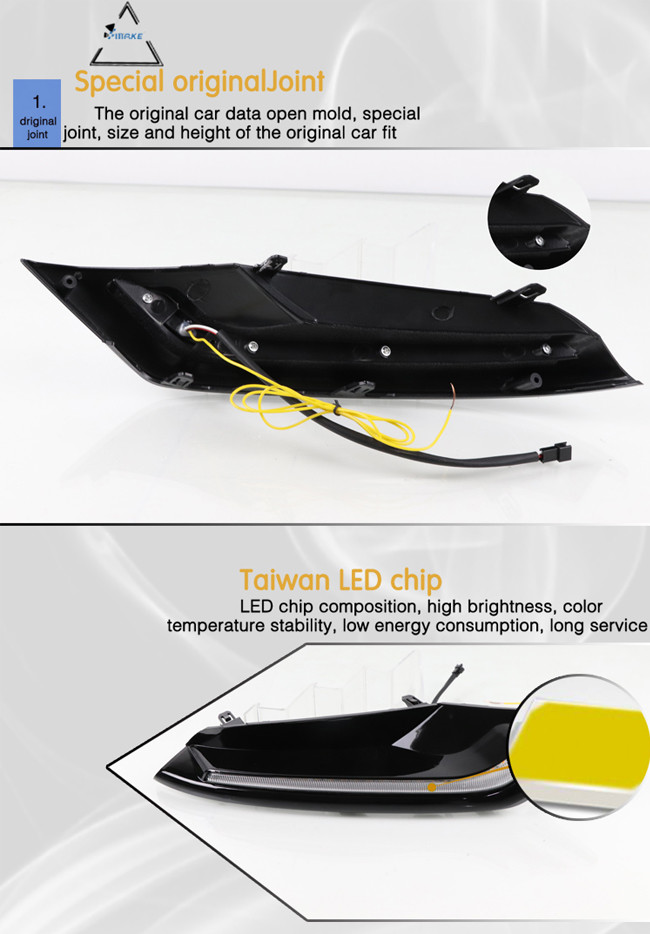 Auto Accessories Front Fog Lamp Led Drl For Mazda 3 Axela Daytime Running Light 2019