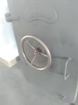 White Plastic Coating Treatment Marine Doors / Marine Steel Watertight Hatch
