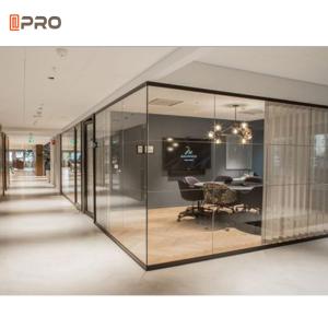 Wholesale 12mm Thickness Tempered Glass Demountable Partition Walls STC 48Db from china suppliers