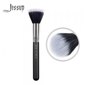 Wholesale Individual Large Fluffy Duo Fiber Brush Length 19.2cm for face powders from china suppliers
