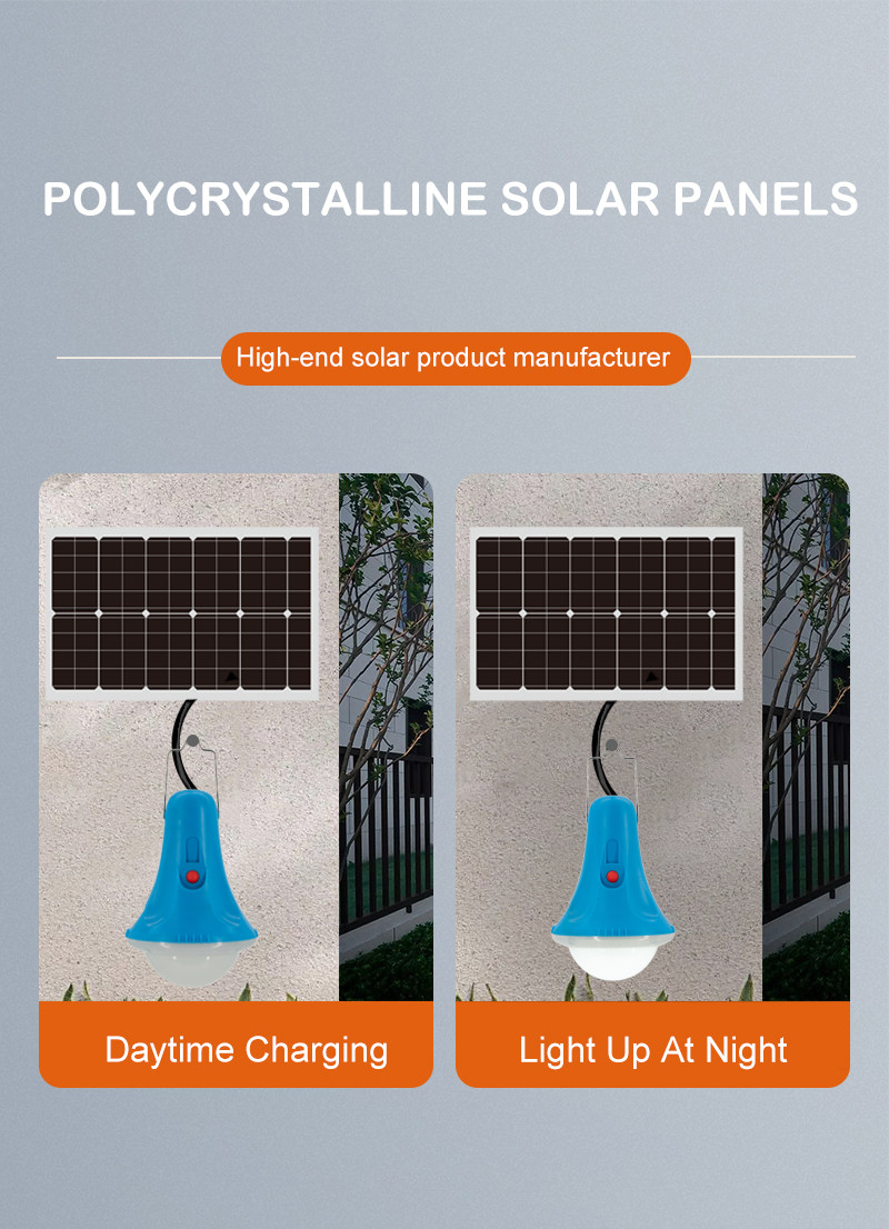 Compact And Waterproof Solar Lighting Kits Portable LED Home Power