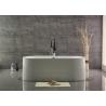 Buy cheap Portable Unique Center Drain Soaking Tub , High End White Freestanding Tub from wholesalers