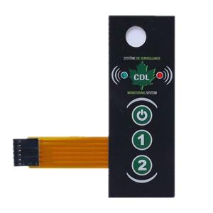 Wholesale Lightweight Flexible Membrane Switch Keypad Thin Film With 3M467 / 3M468 Adhesive from china suppliers
