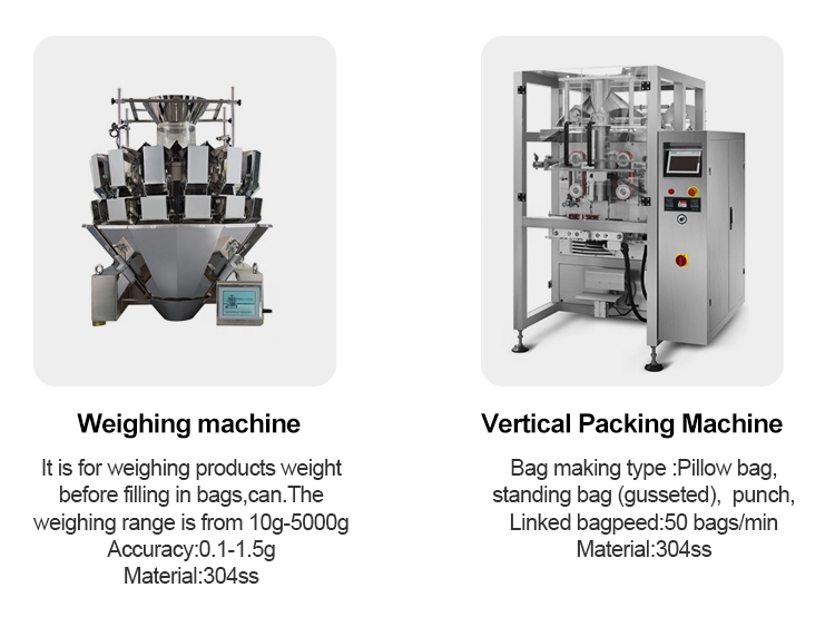 55bags/min Granule Packing Machine Nitrogen Filling 300g Plantain Chips