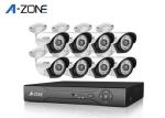 8CH Outdoor Poe CCTV Camera Kit 1080P 3.6mm 2MP MRT Matel Case