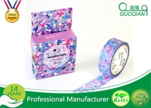Wholesale Flower Decorative Stationery Japanese Washi Tape , Adhesive Custom Printed Washi Tape from china suppliers
