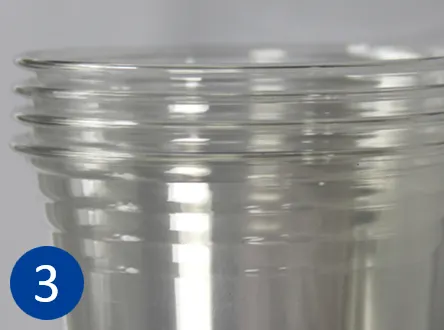 Plastic Cup Curling Machine 3-Screw