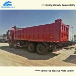 12 Wheel SHACMAN 50 Tons 8x4 Dump Truck For Ghana