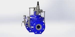 Wholesale Ductile Iron Flow Control Valve EN1074-5 Standard SS304 Trim from china suppliers