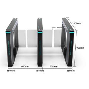 Wholesale Traffic Flow Control Turnstile Entry Systems , Swing Gate Turnstiles For Office Building from china suppliers