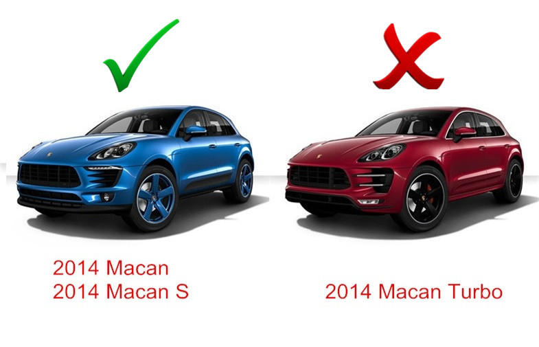 Porsche Macan 2014 Auto Body Kits / Front and Rear Bumper Skid Plate