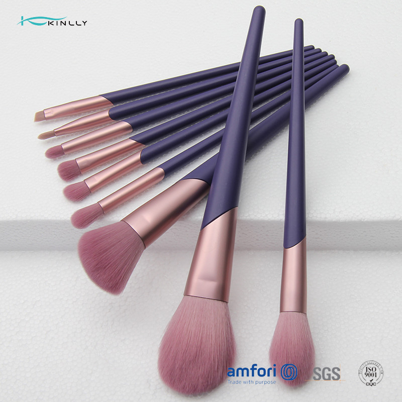 9pcs Plastic Makeup Brushes